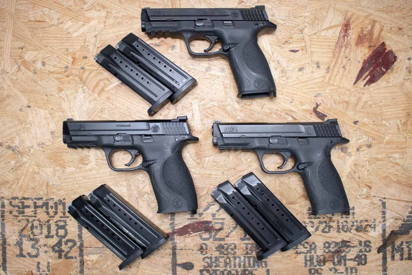 SMITH AND WESSON M&P9 1.0 9mm Full-Size Police Trade-ins with Magazine Disconnect Safety (Good Condition)